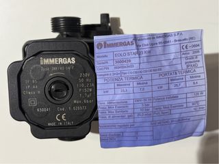 Grupo bomba de circulacion caldera IMMERGAS