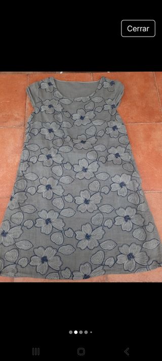 Vestido verde militar Talla 46