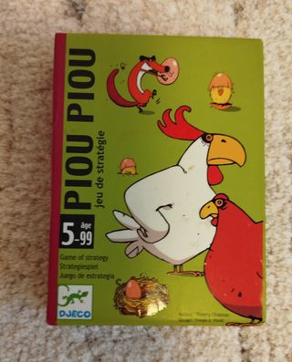 Piou piou juego de cartas Djeco