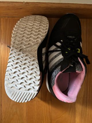 Adidas zapatillas negras/rosas 40