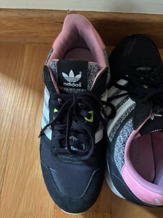 Adidas zapatillas negras/rosas 40