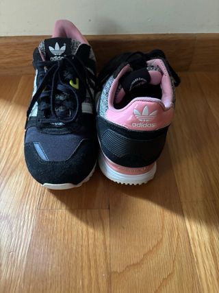 Adidas zapatillas negras/rosas 40