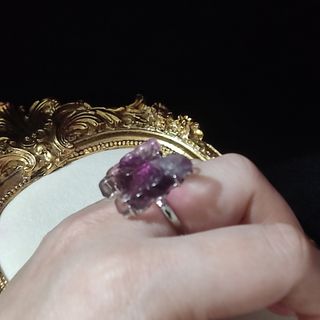 Anillo Mariposa Fluorita