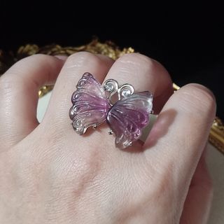 Anillo Mariposa Fluorita