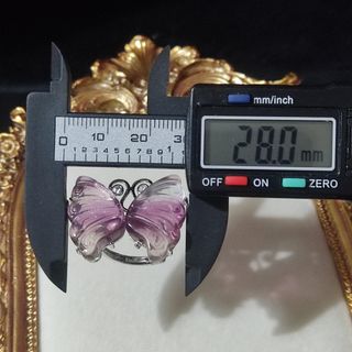 Anillo Mariposa Fluorita