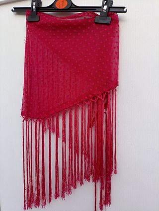 Traje Flamenca niña - Rosa lunares - Talla 12