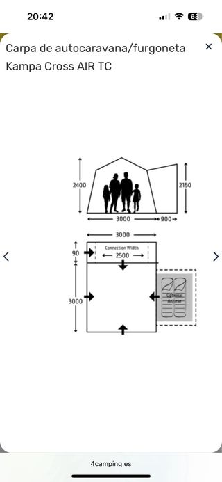 Tienda Dometic hinchabe NO NEGOCIABLE