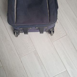 Maleta viaje azul 35x58 