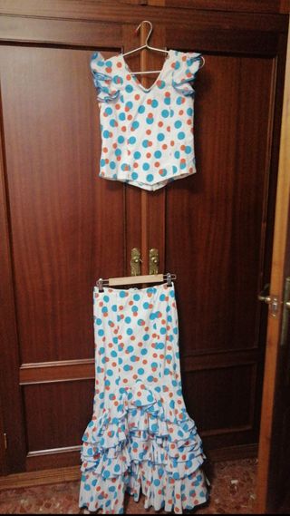 Traje de gitana de dos piezas 