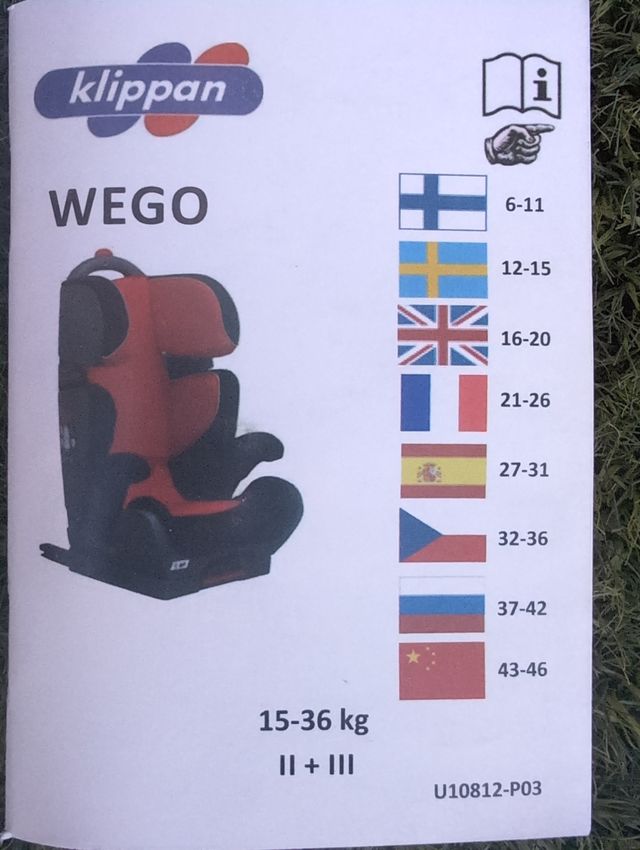 Sillita coche Wego II-III