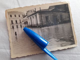 Fotografía inundación de Valencia 1957