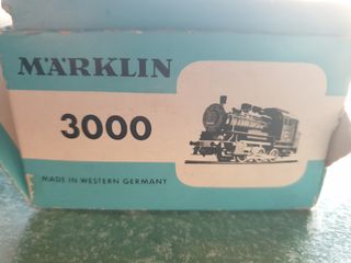 LOCOMOTORA TREN MARKLIN 3000 EN SU CAJA