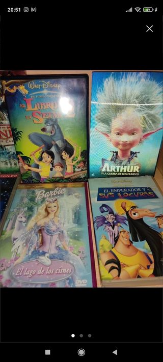 DVDs infantiles Disney - Familiares
