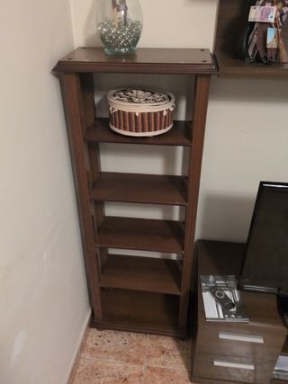 Estantería madera 5 baldas