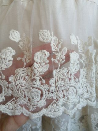 Vestido tirantes encaje