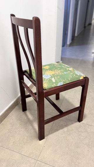 URGE ! 5 sillas de comedor madera nogal