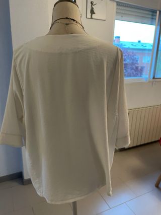 Blusa blanca juvenil