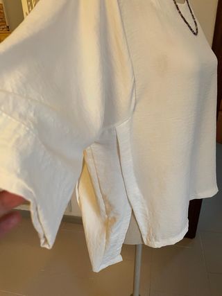 Blusa blanca juvenil