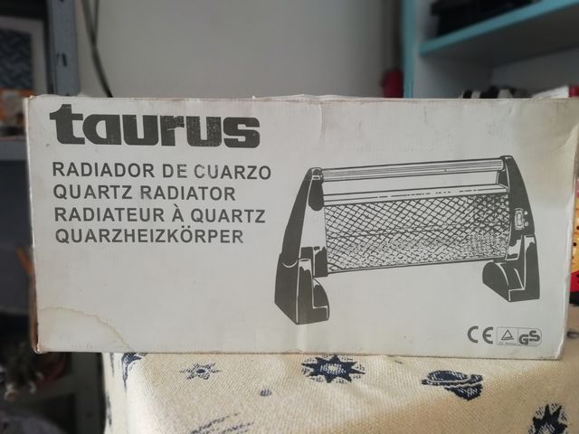 Estufa cuarzo Taurus - radiador