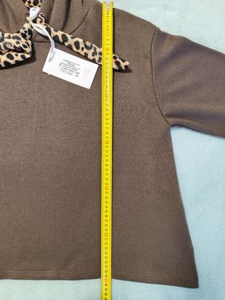 Conjunto sudadera y pantalón marrón c/leopardo MY 