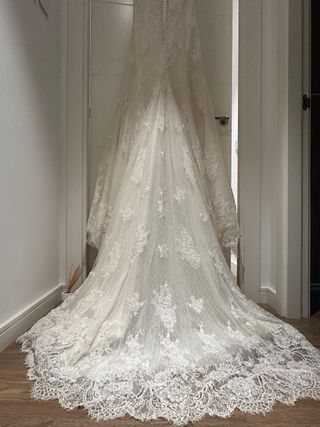 Vestido novia Rosa Clara Two, forma corazon.