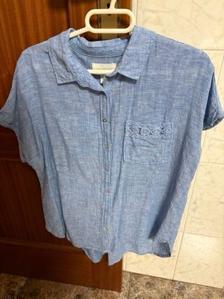 Camisa Springfield azul - Talla 38