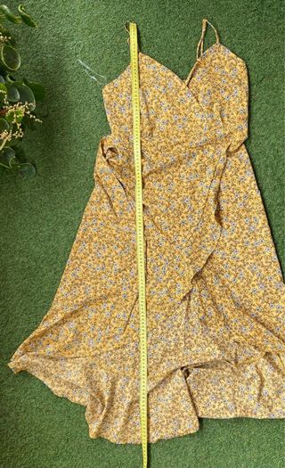 Vestido largo tirantes color ocre/amarill talla L
