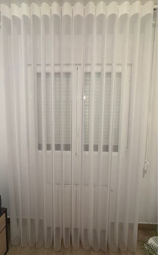 Cortinas blancas - tejido