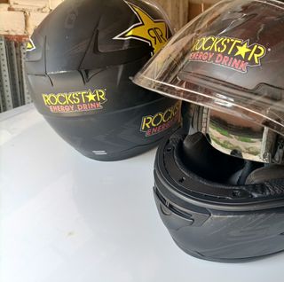 Lote 2 cascos moto Scorpion Exo 490 Solid