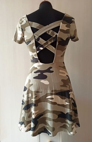 Vestito fantasia mimetica