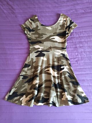 Vestito fantasia mimetica