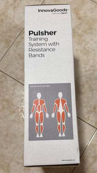 Tabla de Flexiones PushUp con Bandas de Resistencia y Guía de Ejercicios Pulsher InnovaGoods