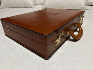 Maletín vintage Loewe marrón