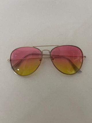Gafas sol | efecto degradado rosa-amarillo