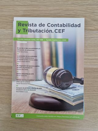 Revista de Contabilidad y Tributación. CEF x 4
