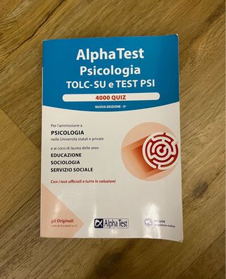 Alpha Test. Psicologia. Tolc. 4000 Quiz