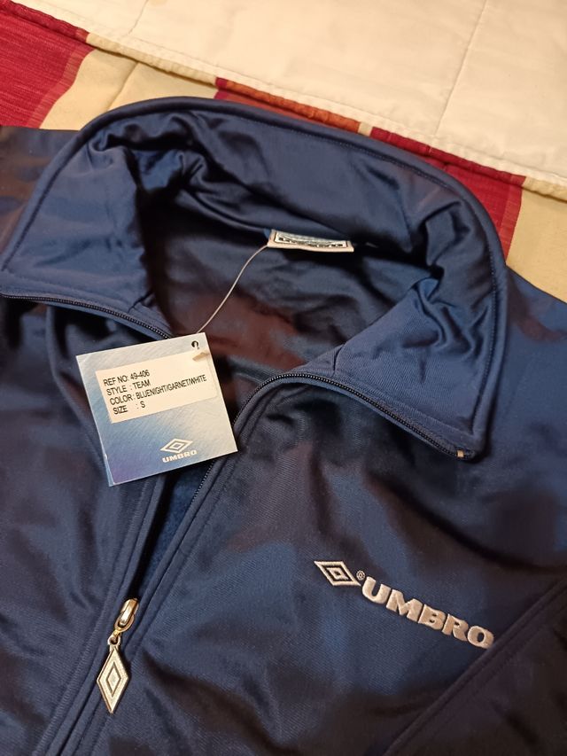Chándal Umbro vintage azul y rojo