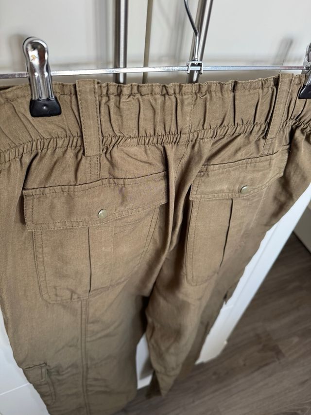 Pantalones cargo verde oliva