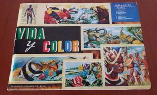 Álbum Vida y Color: cromos último precio