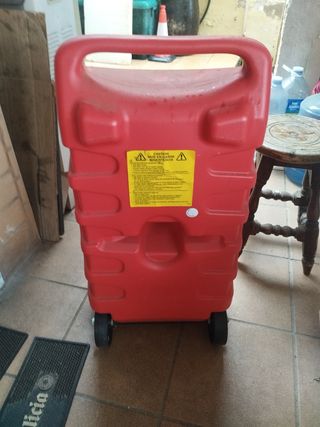 Deposito manguera con ruedas