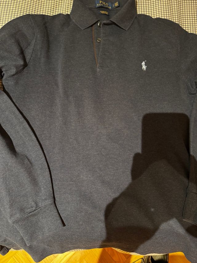 Polo Ralph Lauren azul - Manga Larga