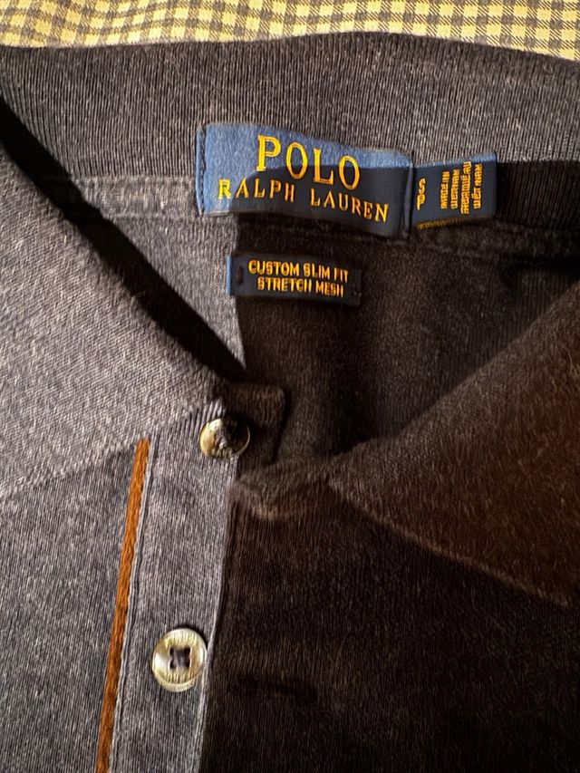 Polo Ralph Lauren azul - Manga Larga