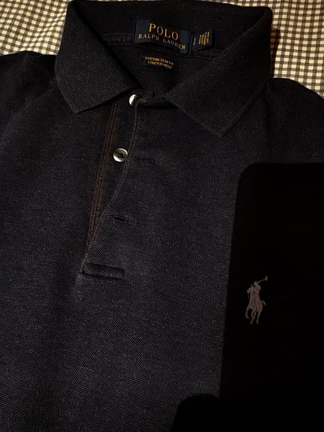 Polo Ralph Lauren azul - Manga Larga