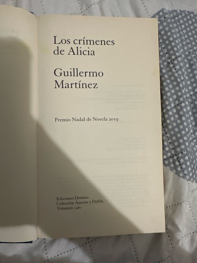 Los crímenes de Alicia: Premio Nadal de Novela ...