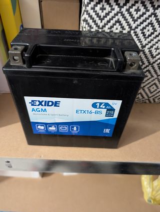 Batería Exide ETX16-BS AGM 12V 14Ah