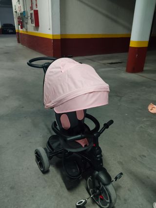 Triciclo bebé evolutivo rosa QPLAY