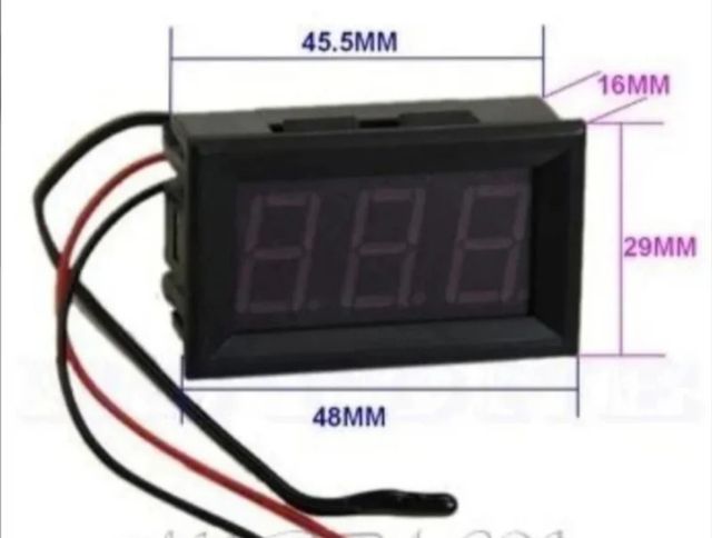 Termómetro digital con marco