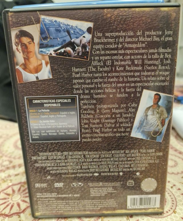 PEARL HARBOR dvd castellano,especial 2 discos.