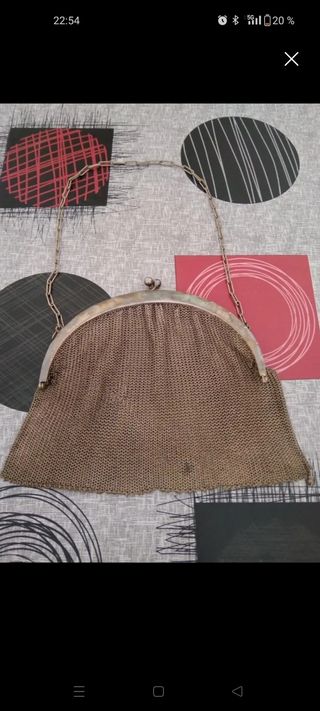 Bolso Plata Antiguo
