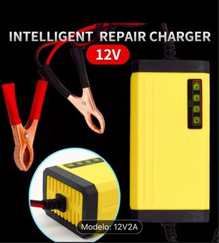 Cargador de baterias vehiculos 12v